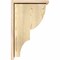 Ekena Millwork Ridgewood Rough Sawn Corbel w/Backplate, Douglas Fir, 8"W x 14"D x 22"H COR08X14X22RID01RDF - alternate 3